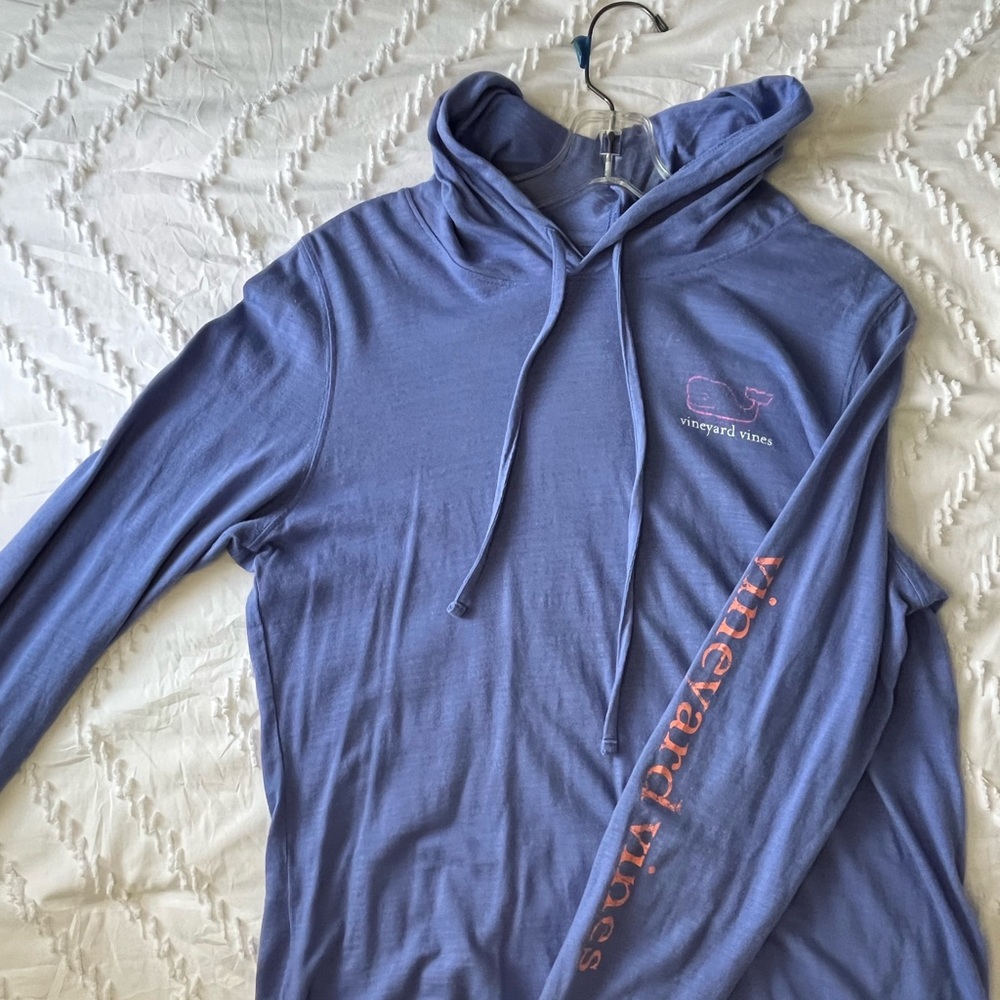 Vineyard Vines Hooded Blue Longsleeve